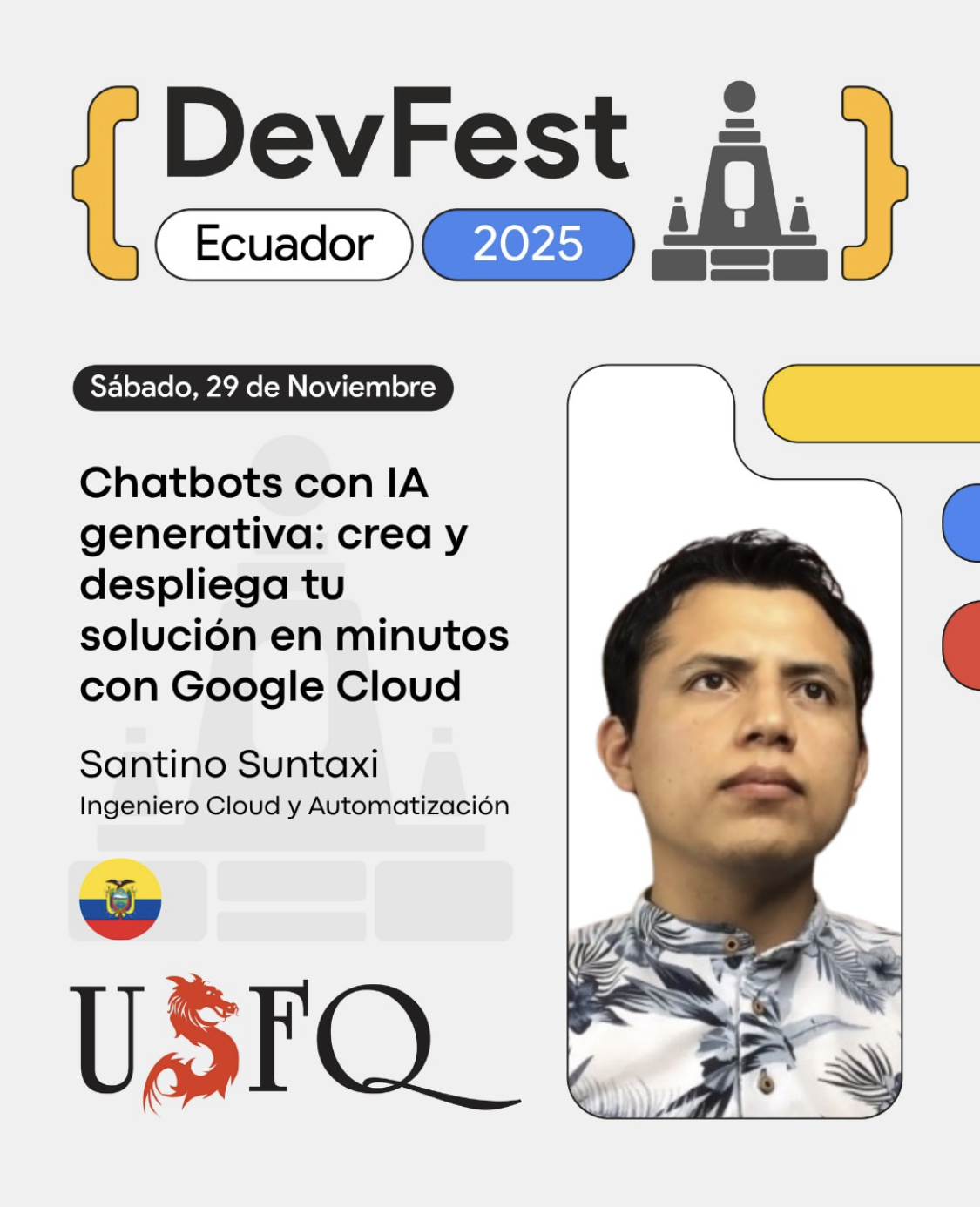 Santino Suntaxi en evento técnico